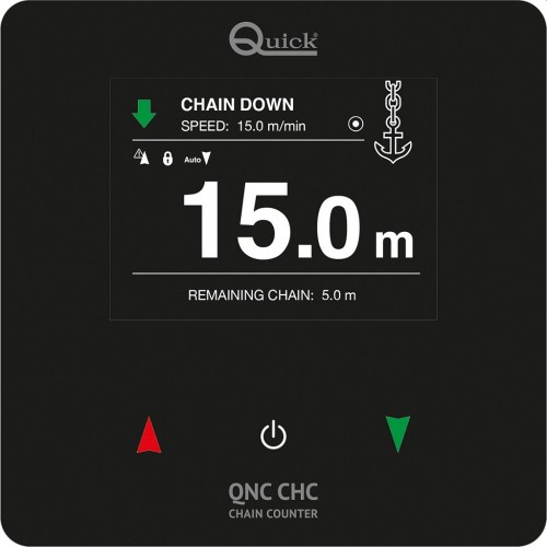 Quick QNC CNC Anchor Windlass Control Panel and Chain Counter with LCD